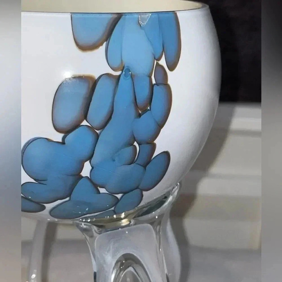 ZORZA MOUTH BLOWN GLASS
JELLYFISH STEM WHITE/BLUE
BERGAMOT CANDLE LARGE - Picture 7 of 14